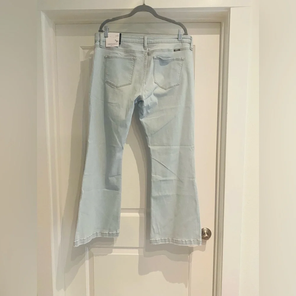 NEW KANCAN Saylor Mid Rise Flare Jeans (Petite) SIZE 15 - Picture 4 of 4